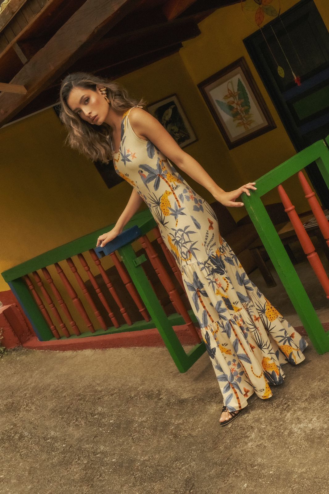 Tropical Jaguar Dress Colombian Edition