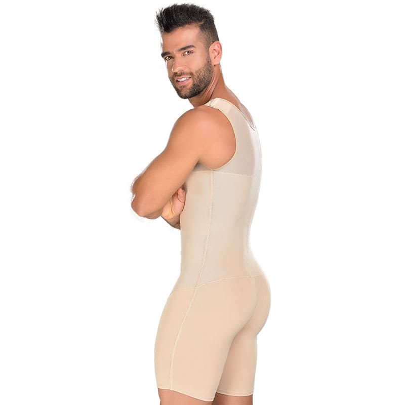 MID-THIGH FAJA 4 FRONT HOOKS BACK COVERAGE AND ADJUSTABLE STRAPS F0061 (6747610120368)