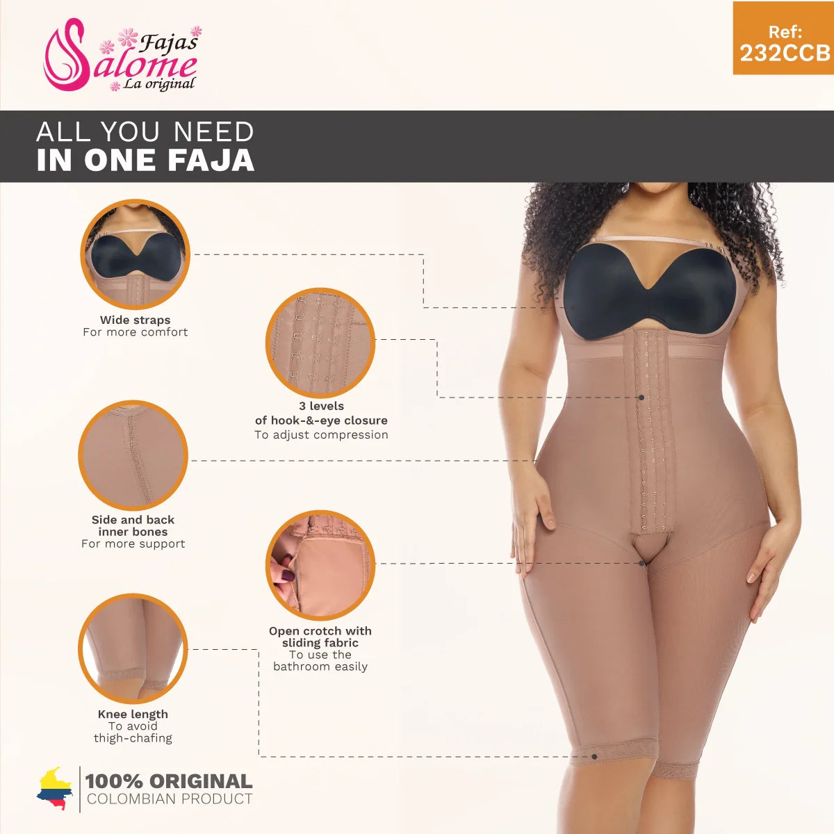 Fajas Salome FAJASSALOME-232-CCB