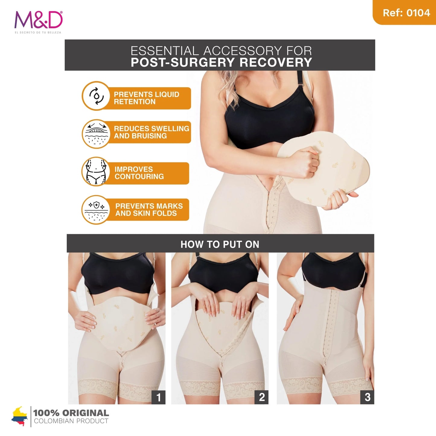 Accesorios Fajas MyD 9104