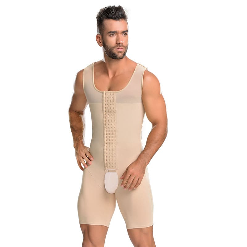 MID-THIGH FAJA 4 FRONT HOOKS BACK COVERAGE AND ADJUSTABLE STRAPS F0061 (6747610120368)
