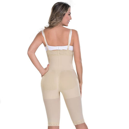 SILICONE STRAPLESS KNEE-LENGTH FAJA F0076 (6757412995248)
