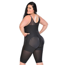 Load image into Gallery viewer, KNEE-LENGTH FAJA WITH BACK COVERAGE AND ADJUSTABLE STRAPS  F0078 (6757413093552)
